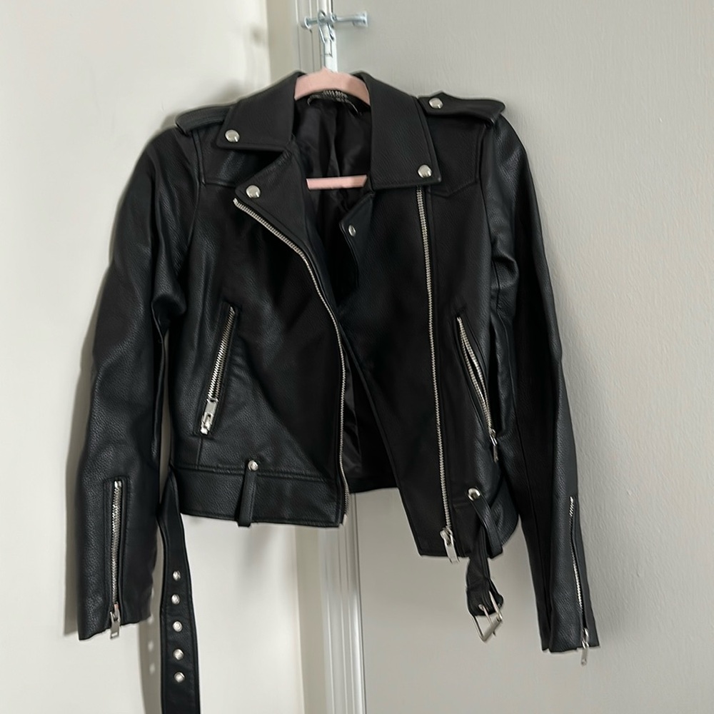 Leather jacket
